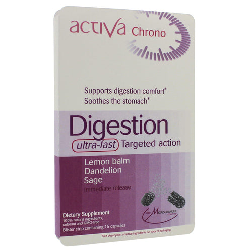 Activa Chrono Digestion Microgranule 15 Capsules 2 Pack - www.myworldwo.com