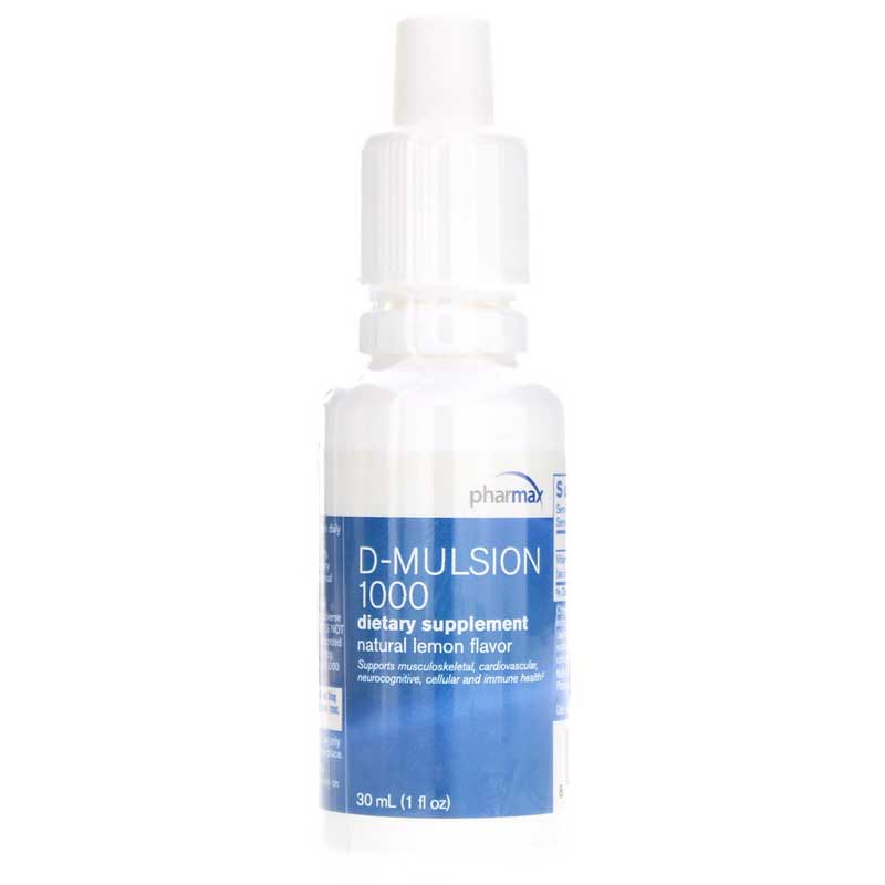 Pharmax D-Mulsion 1000 IU Lemon Flavor 1 Oz