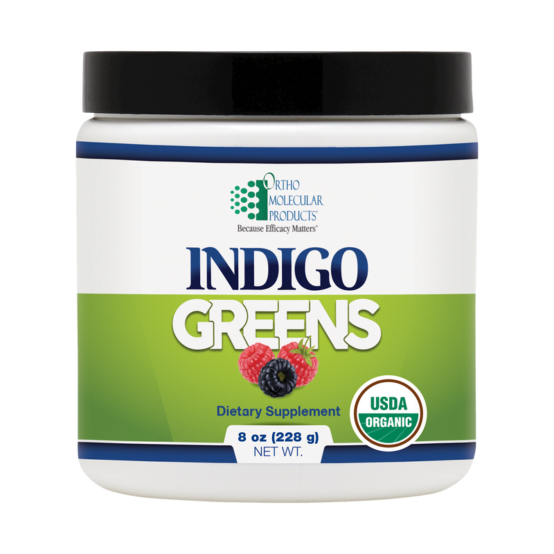 Ortho Molecular Indigo Greens 60 Servings - www.myworldwo.com