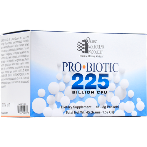 Ortho Molecular Probiotic 225 15 Pkts - www.myworldwo.com