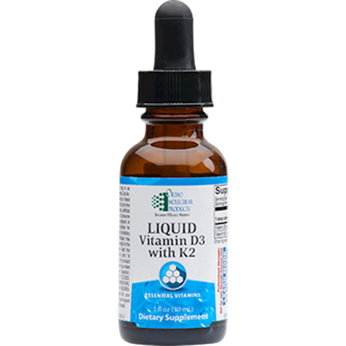 Ortho Molecular Vitamin D3 With K2 Liquid 1 Oz - www.myworldwo.com