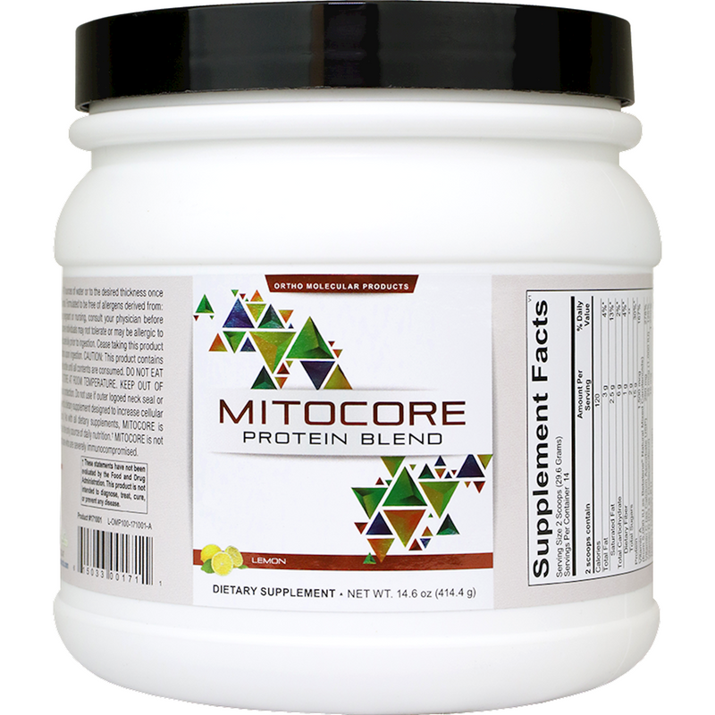 Ortho Molecular Mitocore Powder Lemon 14 Servings - www.myworldwo.com