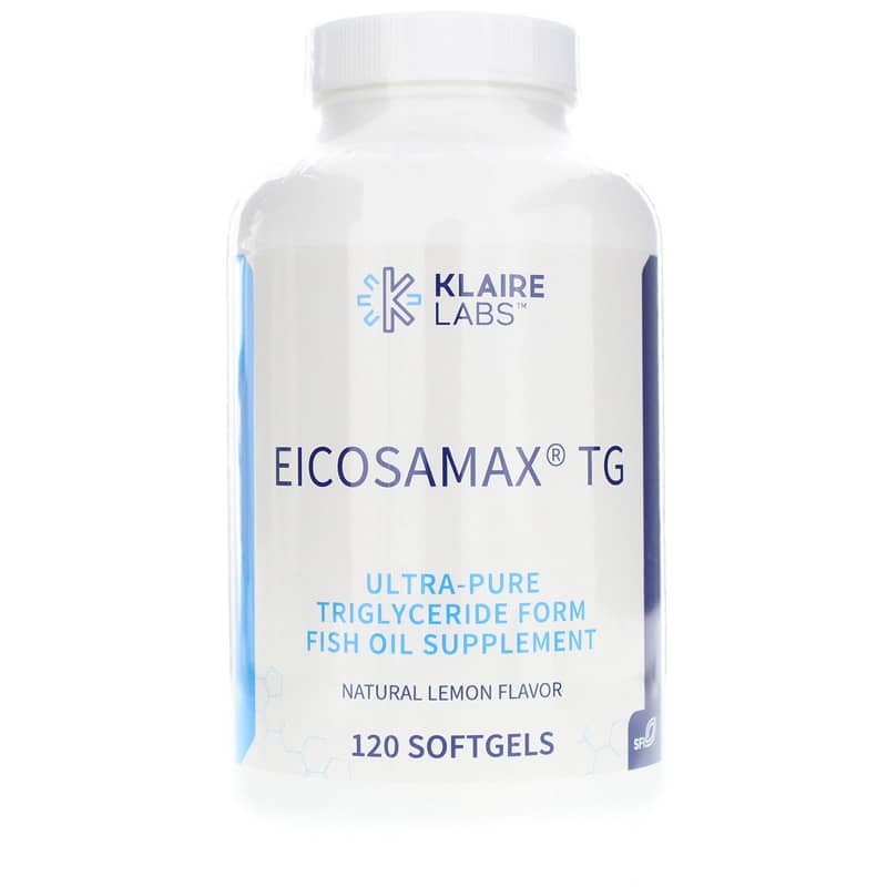 Klaire Labs Eicosamax TG Ultra-Pure Fish Oil 60 Softgels