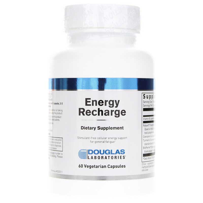 Copy of Douglas Laboratories Energy Recharge 60 Veg Capsules 2 Pack