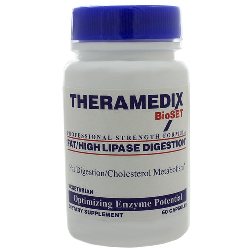 Theramedix BioSET Fat High Lipase Digestion Lps 60 Capsules - www.myworldwo.com