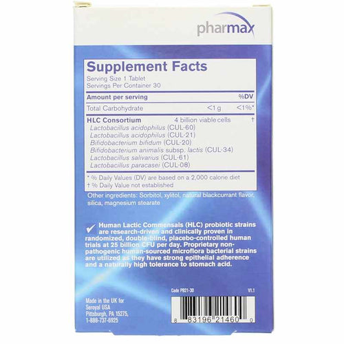 Pharmax HLC Child Probiotic 30 Chewable Tablets