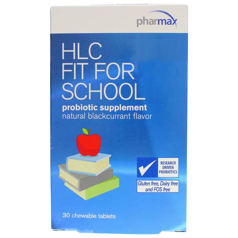 Pharmax HLC Fit For School Probiotic 30 Chewable Tablets