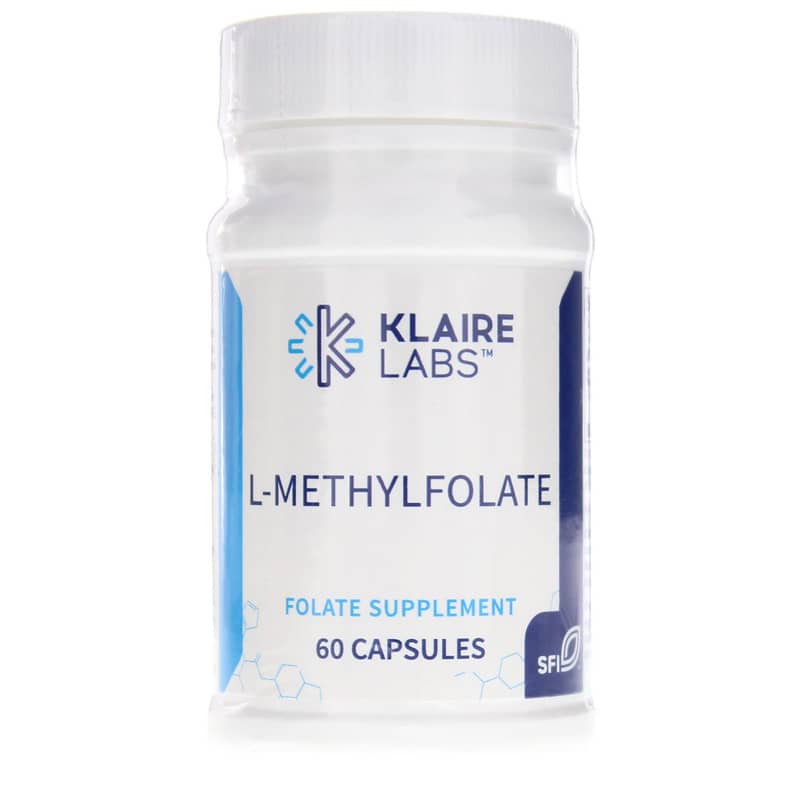 Klaire Labs L-Methylfolate 60 Capsules