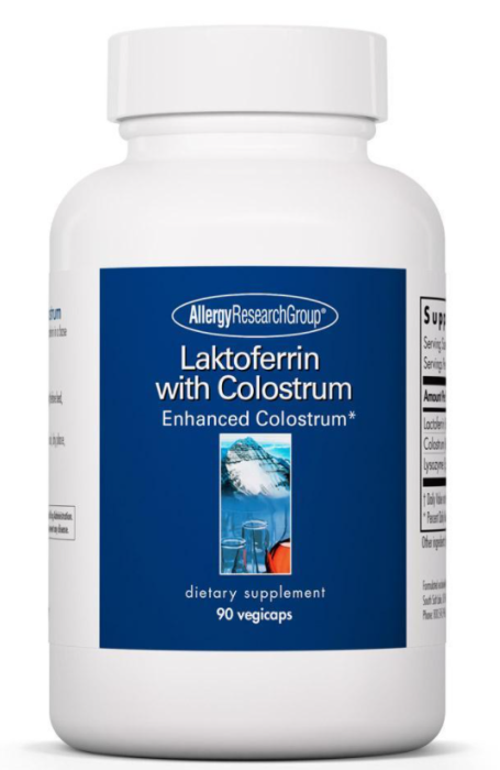 Allergy Research Group Laktoferrin with Colostrum 90 Capsules