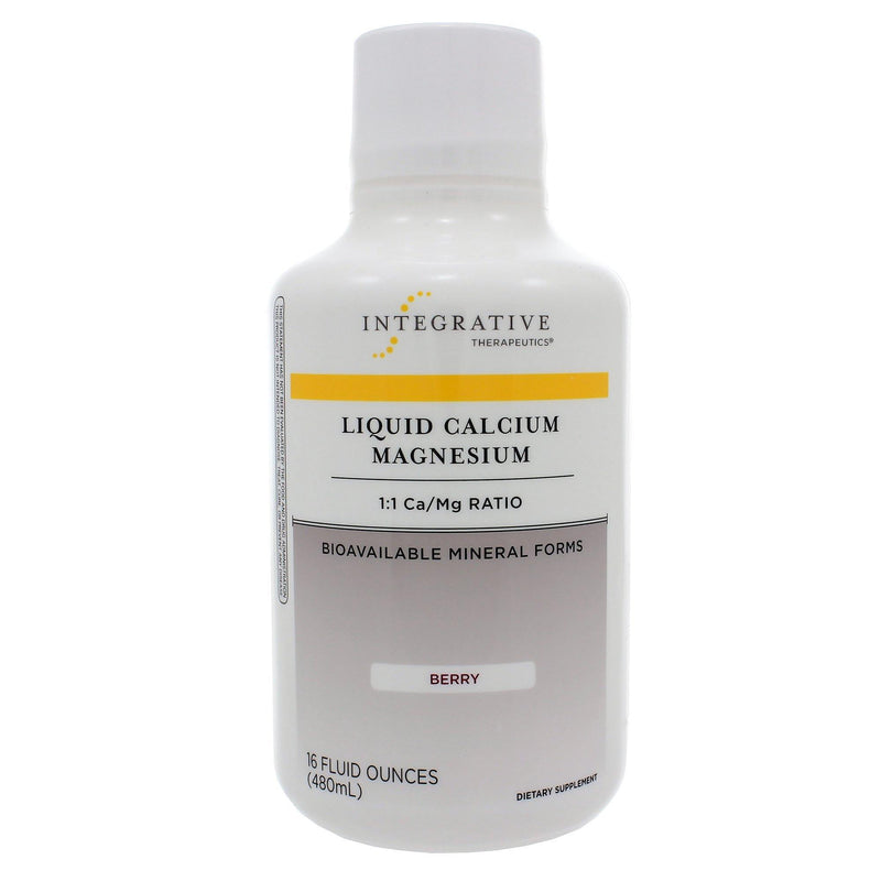 Integrative Therapeutics Liquid Calcium Magnesium Berry 1:1 16 Ounces - www.myworldwo.com