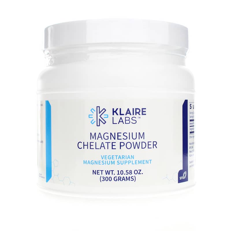 Klaire Labs Magnesium Chelate Powder 10.58 Oz