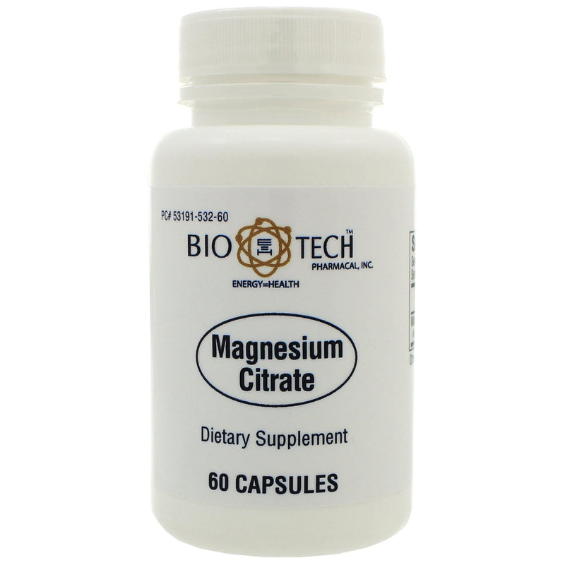 Bio-Tech Magnesium Citrate 60 Capsules  2 Pack - www.myworldwo.com