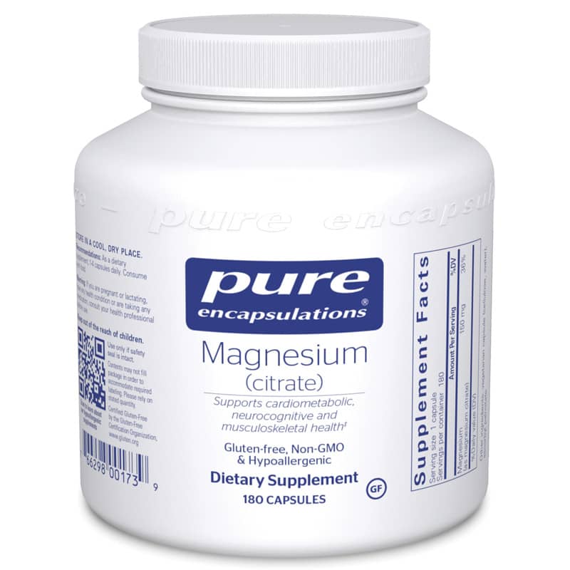 Pure Encapsulations Magnesium (citrate) 180 Capsules