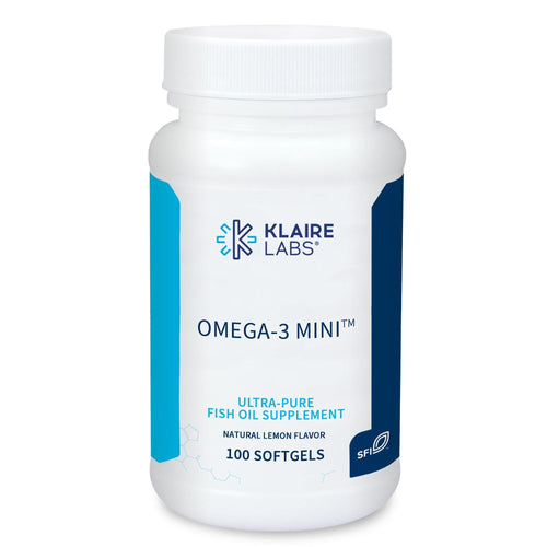 Klaire Labs Omega-3 Mini™ Fish Oil 100 Softgels - www.myworldwo.com