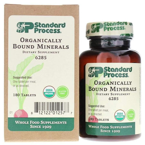 Standard Process Organically Bound Minerals 180 Tablets - www.myworldwo.com