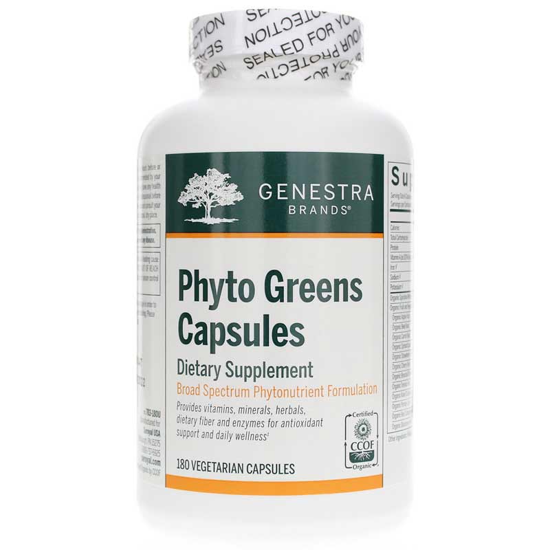 Genestra Phyto Greens Capsules 180 Veg Capsules