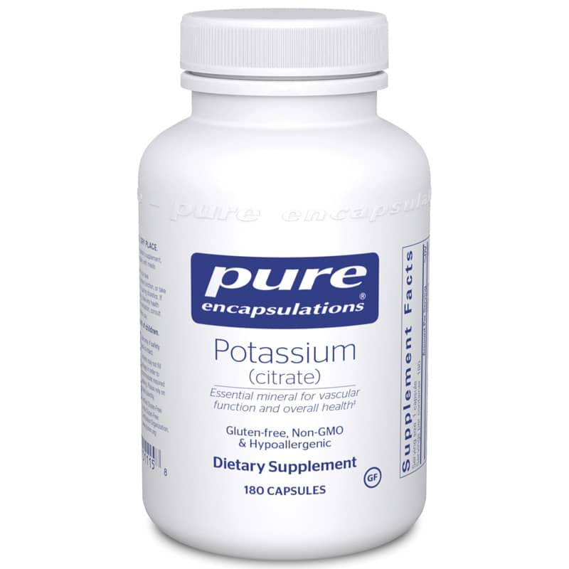 Pure Encapsulations Potassium Magnesium (citrate) 180 Capsules