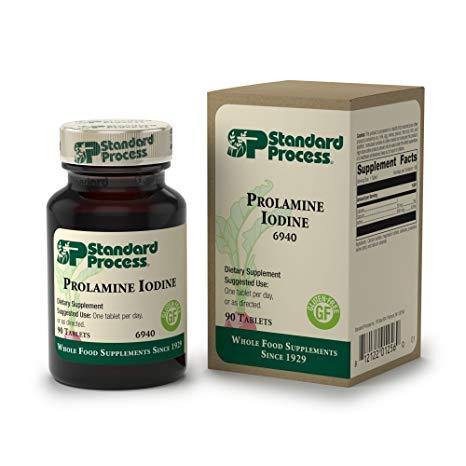 Standard Process Prolamine Iodine 90 Tablets, Supports Healthy Iodine Levels 2 Pack - www.myworldwo.com