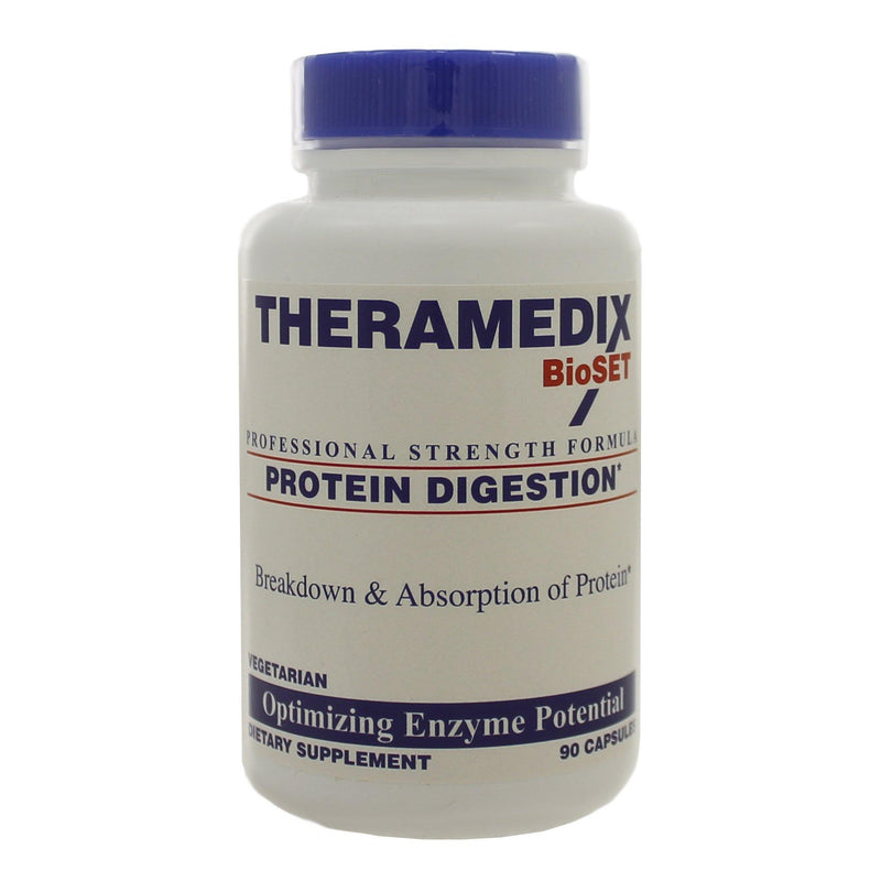 Theramedix BioSET Protein Digestion 90 Capsules - www.myworldwo.com