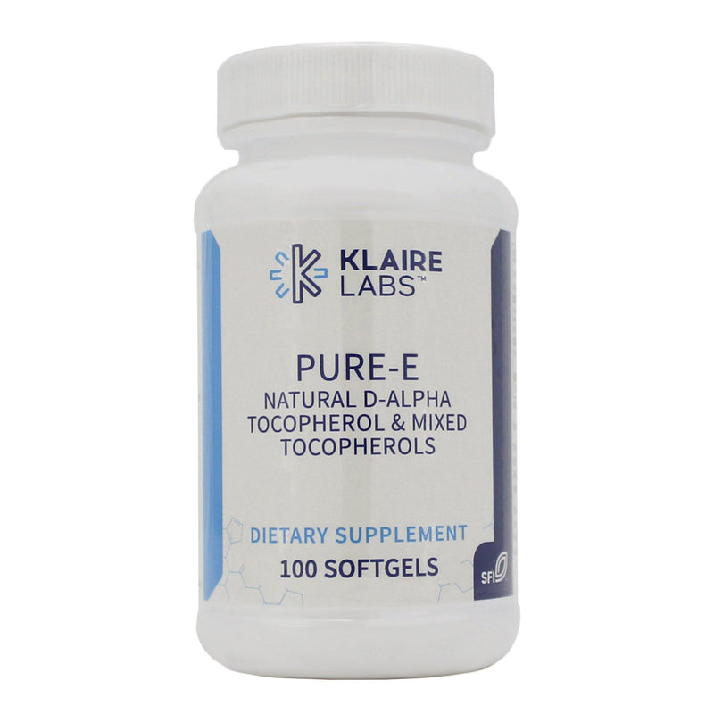 Klaire Labs Pure E 400Iu 100 Softgels 2 Pack - www.myworldwo.com