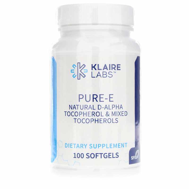 Klaire Labs Pure-E 100 Softgels