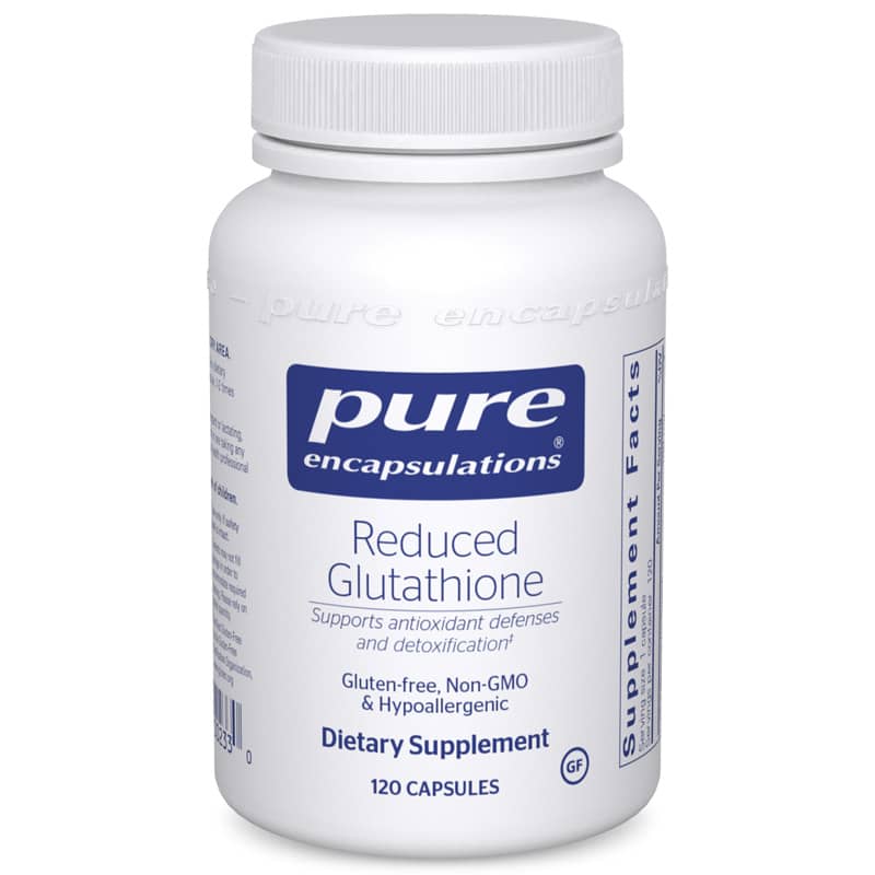 Pure Encapsulations Reduced Glutathione 120 Capsules