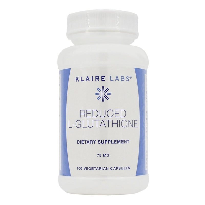 Klaire Labs Reduced L-Glutathione 75Mg 100 Count 2 Pack - www.myworldwo.com