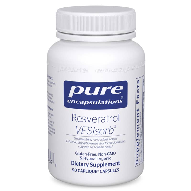 Pure Encapsulations Resveratrol VESIsorb 90 Capliques