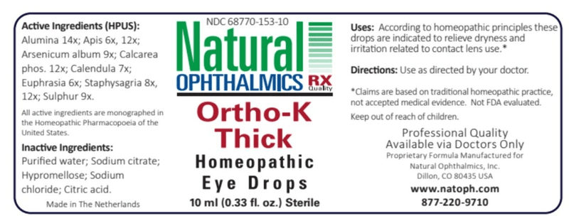 Natural Ophthalmics Ortho-K Thick (Night Time) 10 ml Eye Drops Expire 6.2022 - www.myworldwo.com