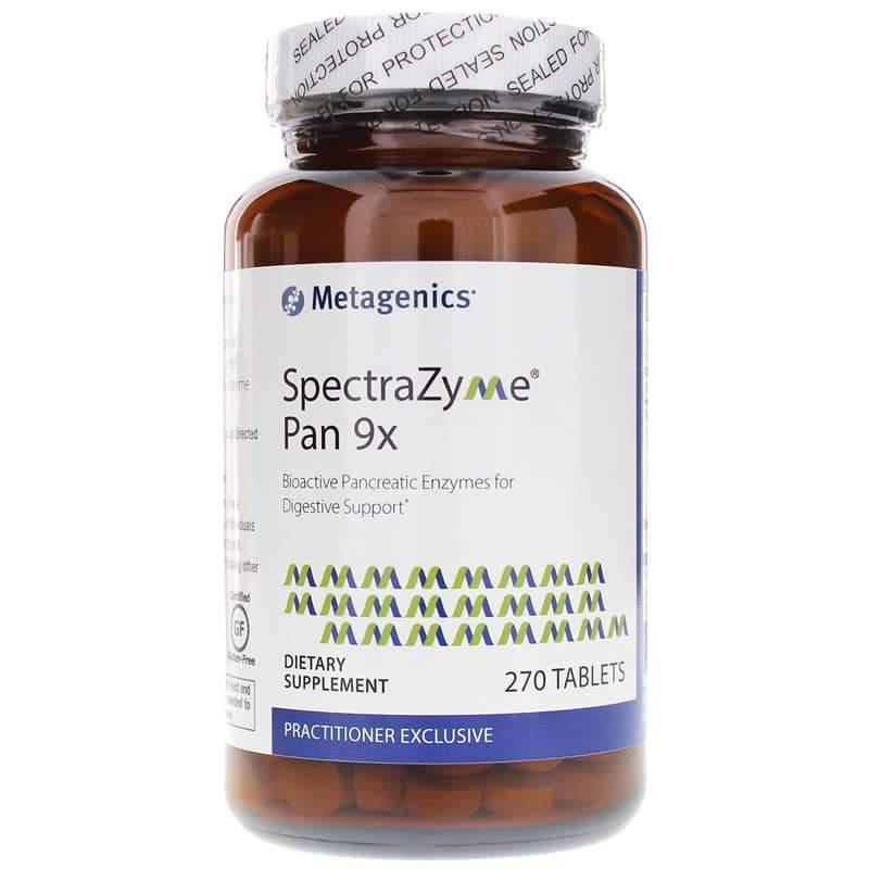 Metagenics Spectrazyme Pan 9X Digestive Support 270 Tablets - www.myworldwo.com