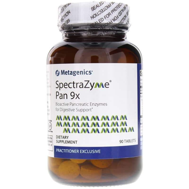 Metagenics Spectrazyme Pan 9X Digestive Support 90 Tablets - www.myworldwo.com