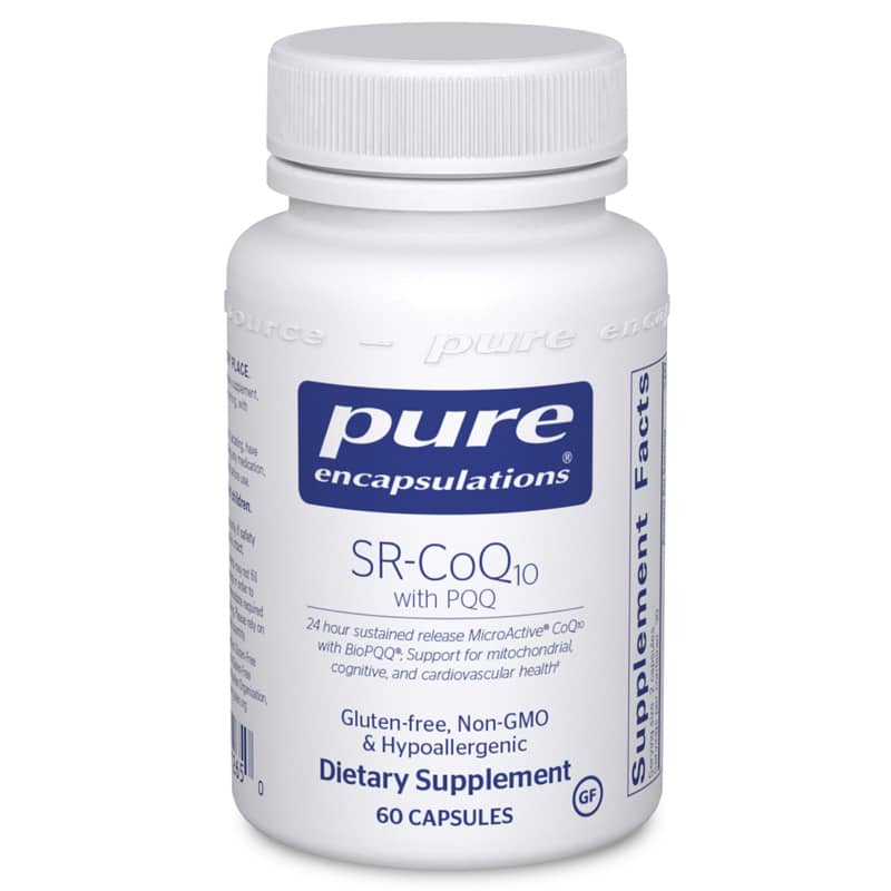 Pure Encapsulations SR-CoQ10 with PQQ 60 Capsules