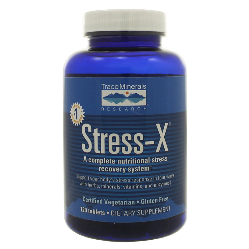 Trace Minerals Research Stress-X 120 Tablets Multivitamin And Mineral Nutritional Support - www.myworldwo.com