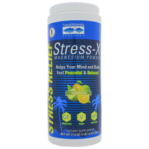 Trace Minerals Research Stress-X Magnesium Powder 17.6 Oz - www.myworldwo.com