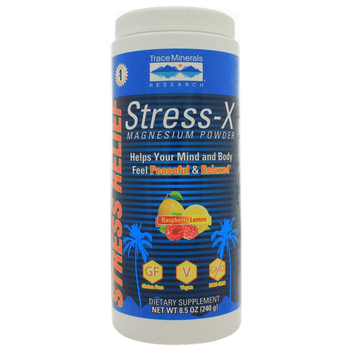 Trace Minerals Research Stress-X Magnesium Powder 8.5 Oz - www.myworldwo.com