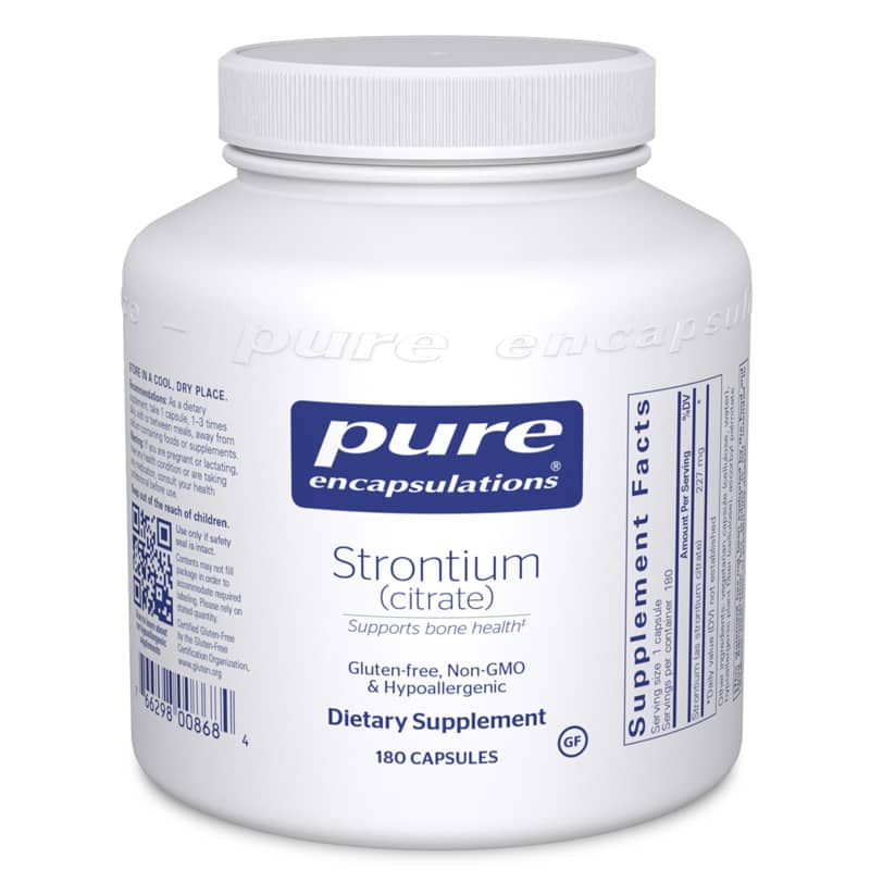 Pure Encapsulations Strontium (citrate) 180 Capsules