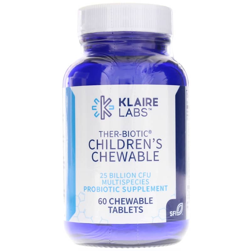 Klaire Labs Ther-Biotic Children's Chewable Probiotic 25 Billion CFU