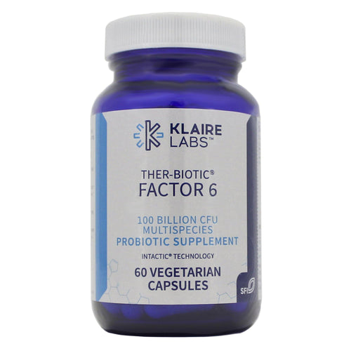 Klaire Labs Ther-Biotic® Factor 6 Ultra-Strength, 100 Billion Cfu Formula 60 Count - www.myworldwo.com