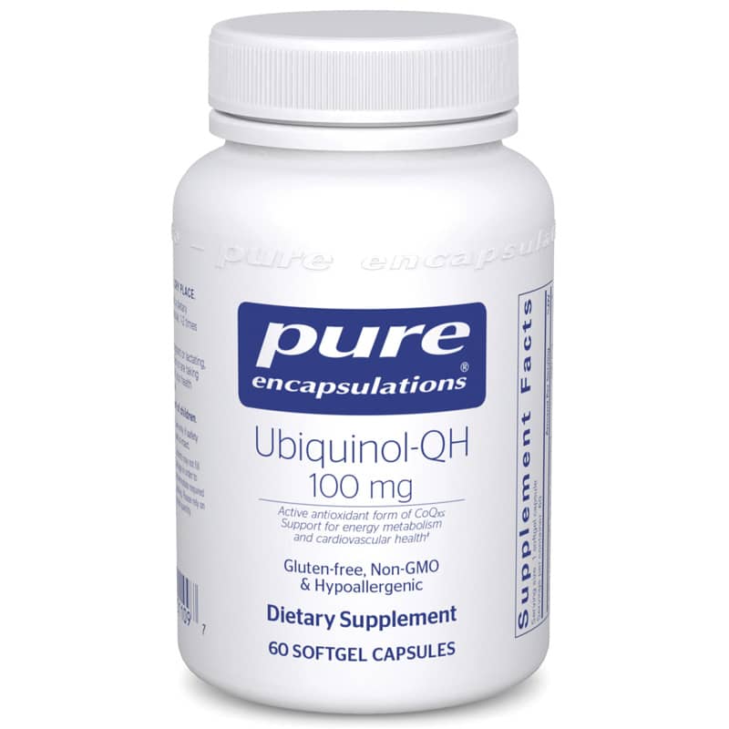 Pure Encapsulations Ubiquinol-QH 100 Mg 60 Softgels