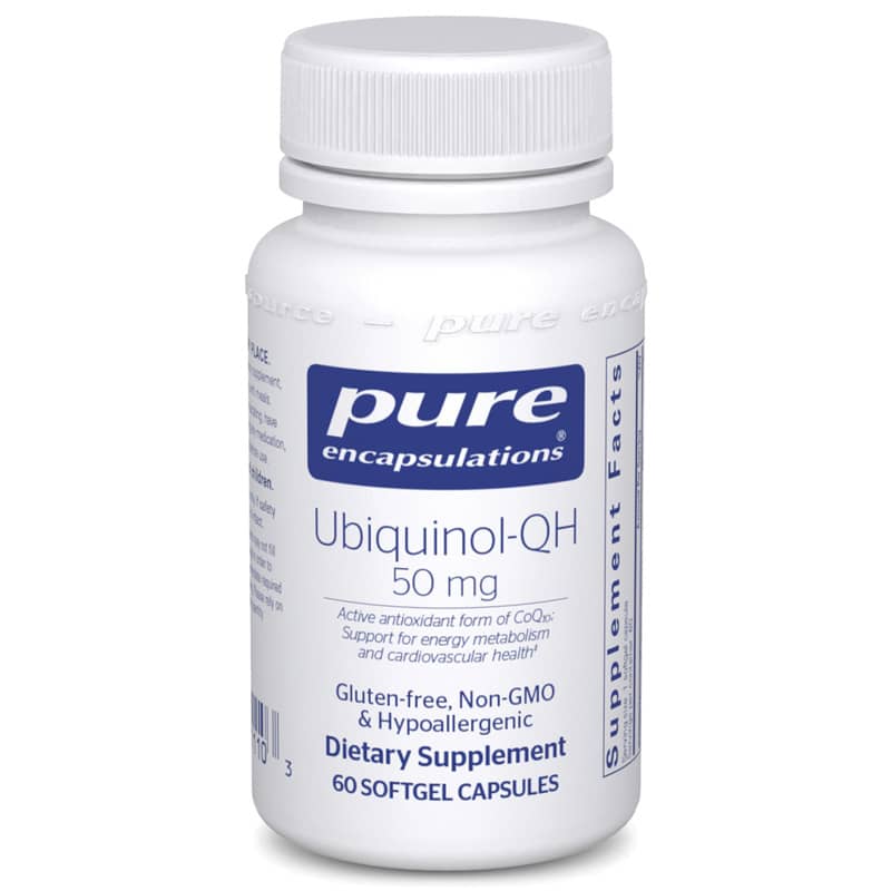 Pure Encapsulations Ubiquinol-QH 50 Mg 60 Softgels