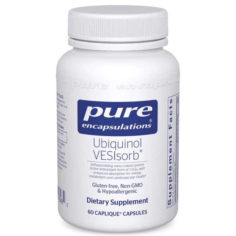 Pure Encapsulations Ubiquinol VESIsorb 60 Capsules