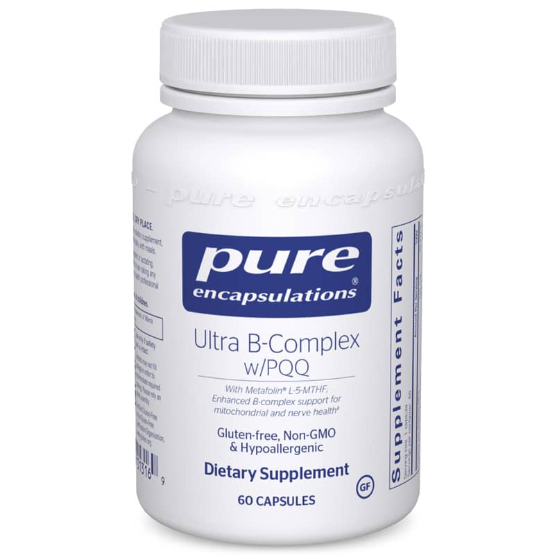 Pure Encapsulations Ultra B-Complex w/PQQ 60 Capsules