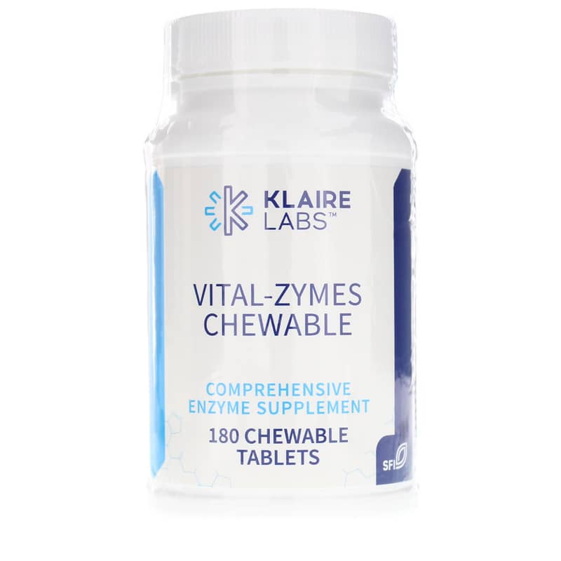 Klaire Labs Vital-Zymes Chewable 180 Chewables