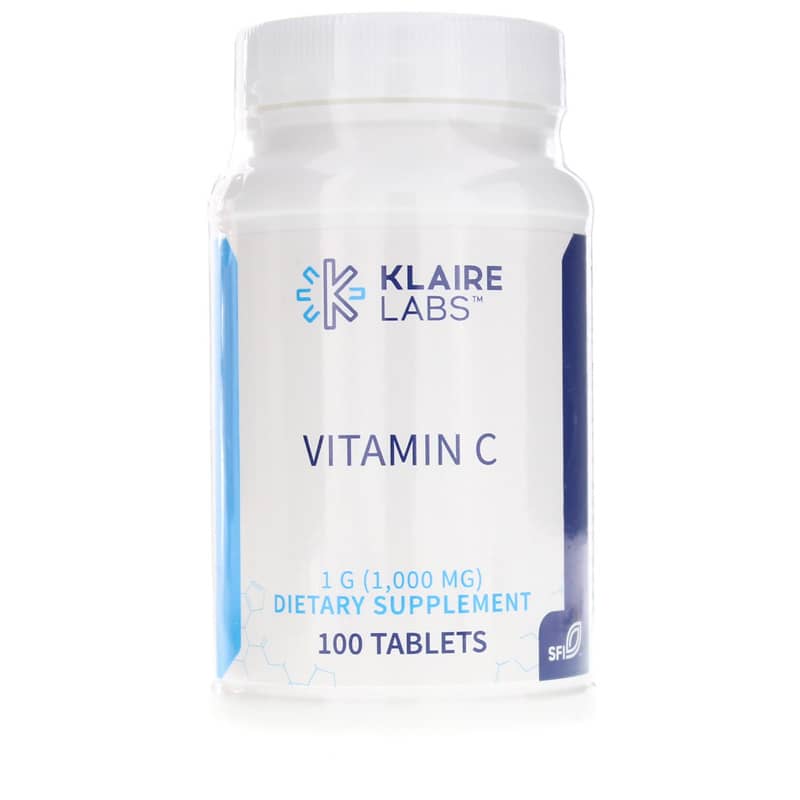 Klaire Labs Vitamin C 1000 Mg 100 Tablets