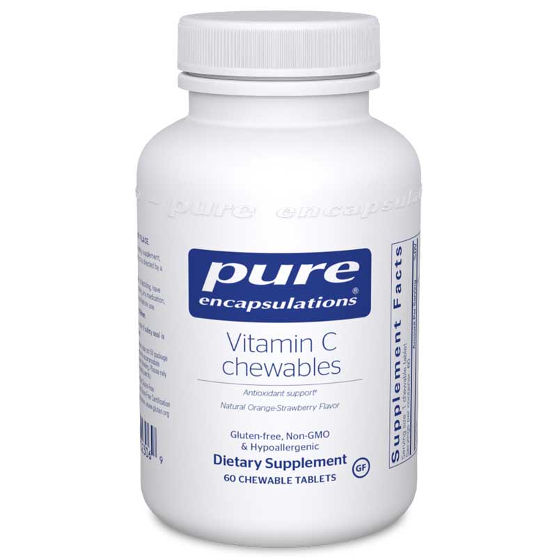 Pure Encapsulations Vitamin C Chewables 60 Chewable Tablets