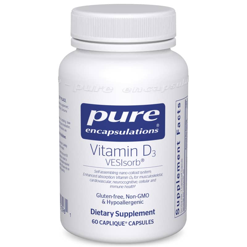 Pure Encapsulations Vitamin D3 VESIsorb 60 Capsules