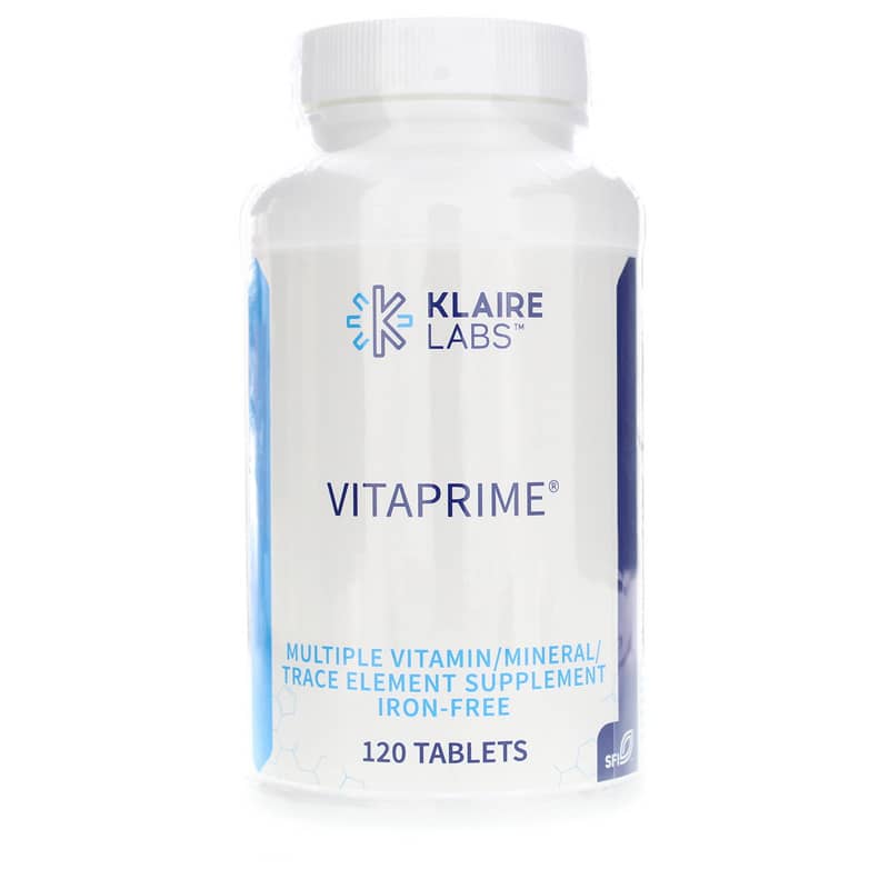 Klaire Labs Vitaprime Tablets Multi Iron-Free 60 tabs