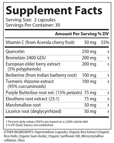 DesBio Mucinease 60 Capsules