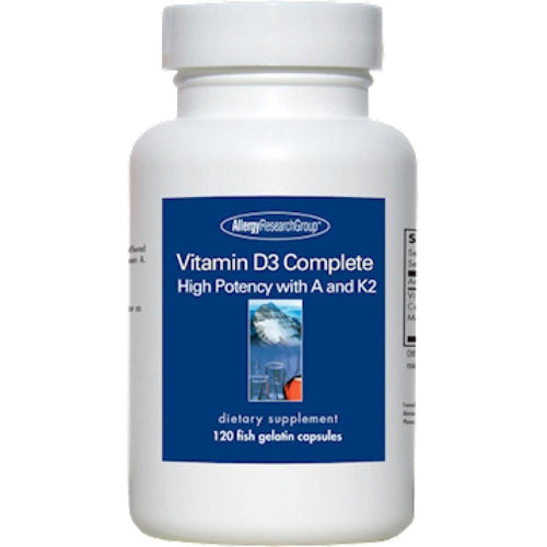 Allergy Research Group , Vitamin D3 Complete 120 gelCapsules - www.myworldwo.com