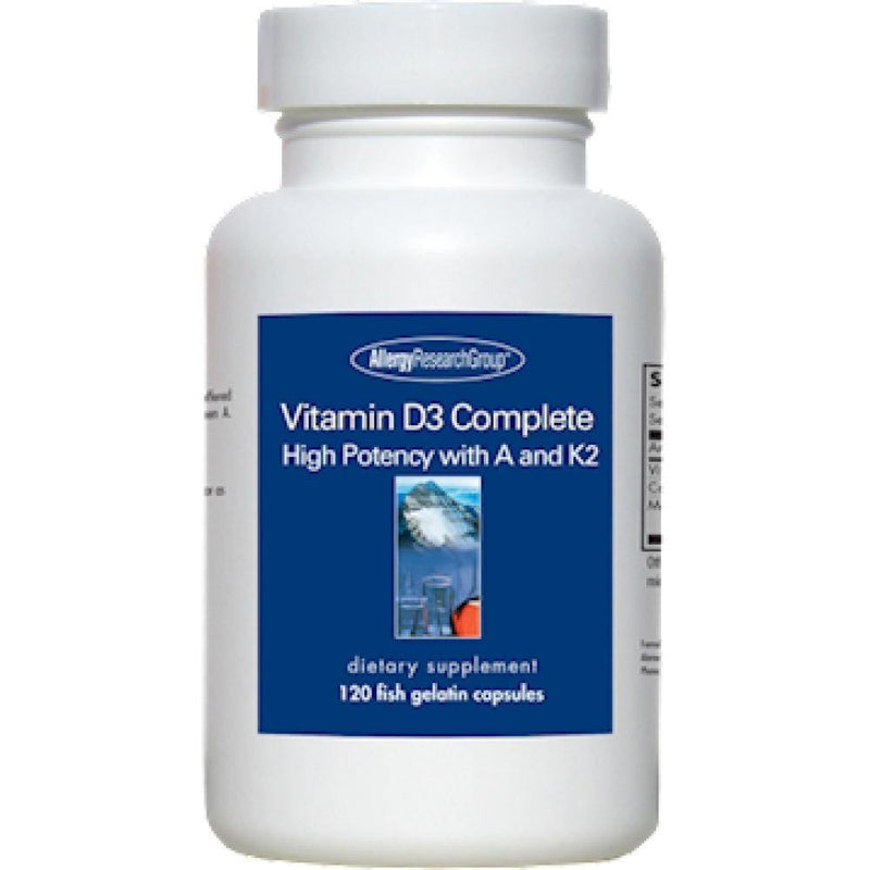 Allergy Research Group , Vitamin D3 Complete 120 gelCapsules - www.myworldwo.com